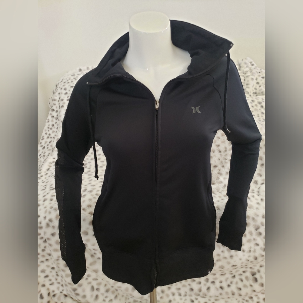 Hurley Zip Up High Neck Full Zip Sweater/Jacket